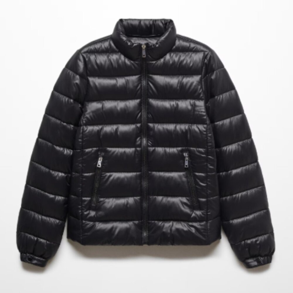 Mango - Pocket quilted jacket - Size XXL